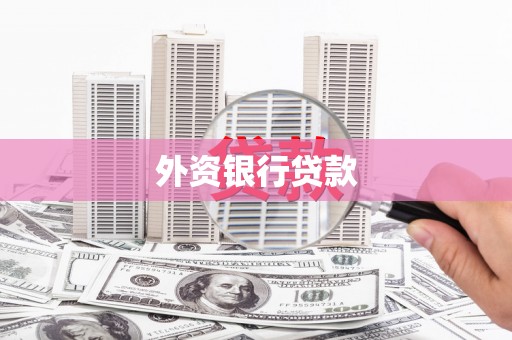 延长外资银行贷款