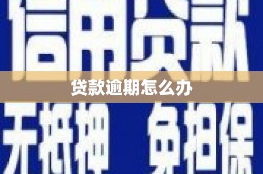 延长贷款逾期怎么办