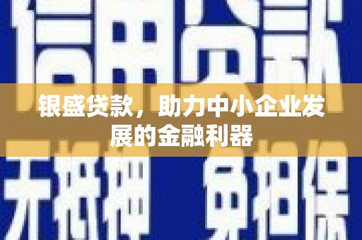 延长银盛贷款，助力中小企业发展的金融利器