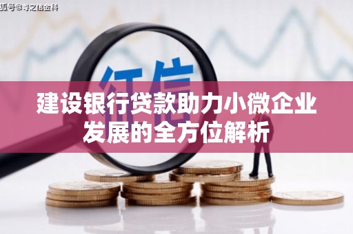 延长建设银行贷款助力小微企业发展的全方位解析