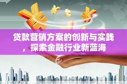 延长贷款营销方案的创新与实践，探索金融行业新蓝海